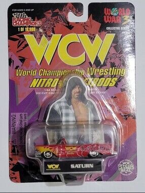 Saturn (Perry Saturn) WCW Nitro-Street Rods Die Cast Car by Racing Champions